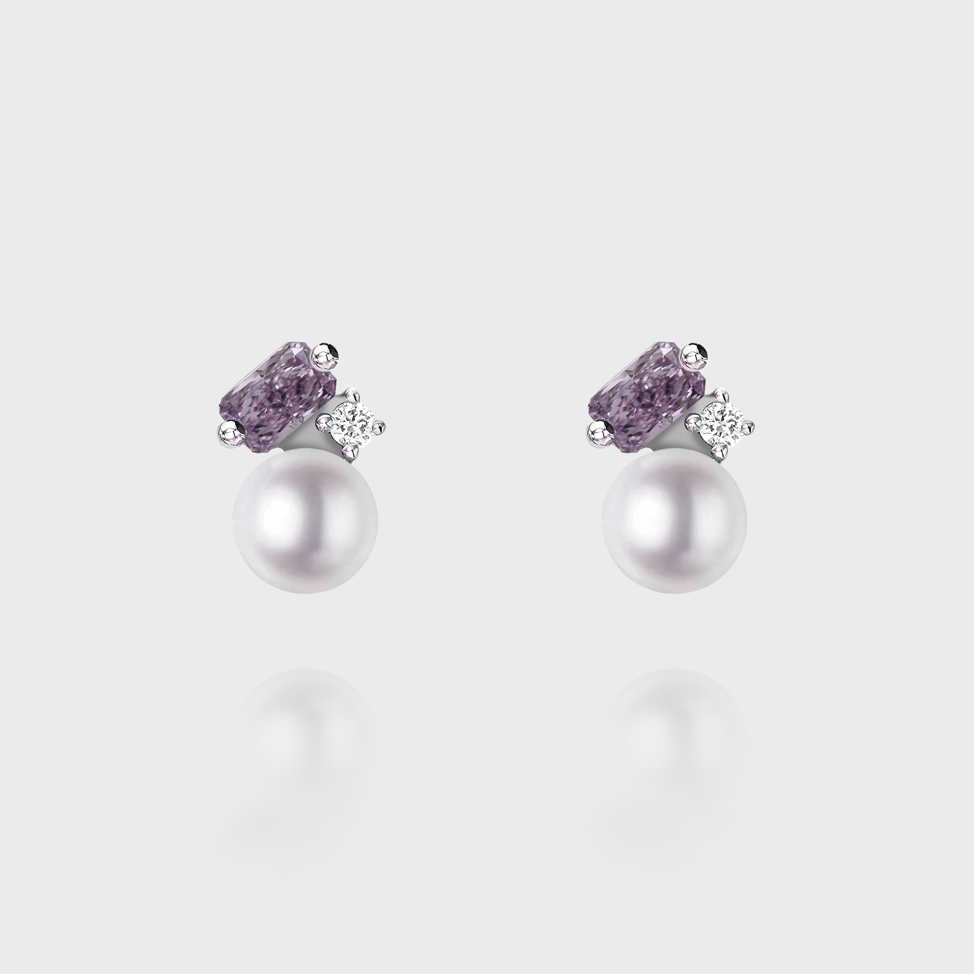 Violet Glow Earrings